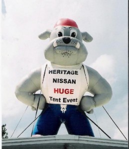 Advertising Balloon - Bart the Bulldog - 25' Cold Air